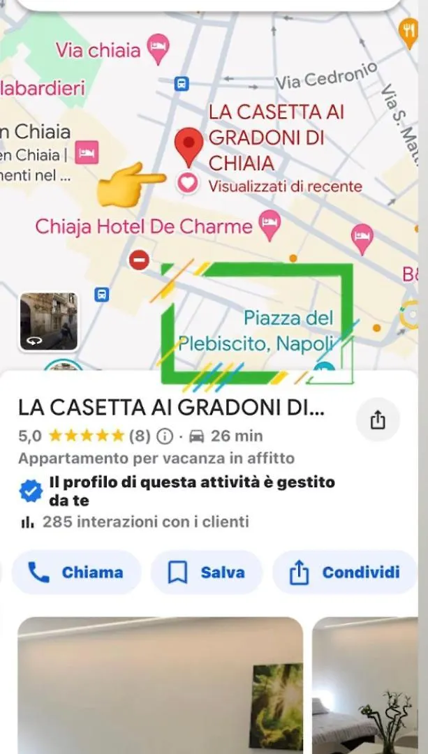 Appartamento La casetta ai Gradoni di Chiaia Napoli